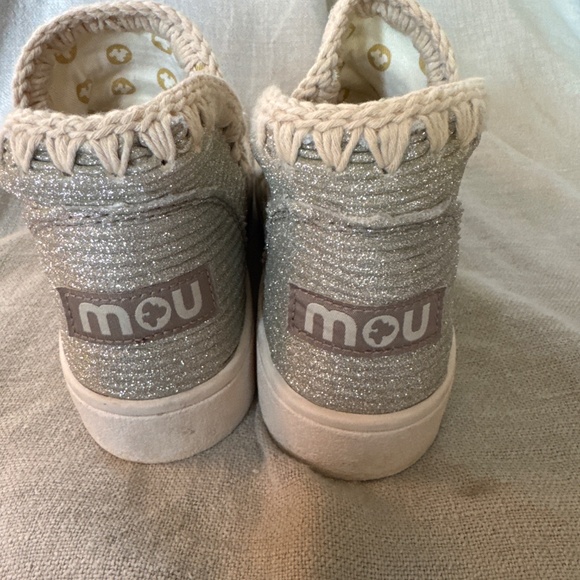 Mou mou metallic thread ankle boots - Picture 4 of 5